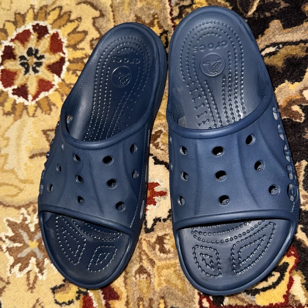 Crocs Unisex Baya Slide navy M8 W10